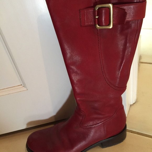 Biviel Calf-height boots, Red, size 7 - Picture 7 of 7